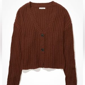 American Eagle V-Neck Knit Cardigan